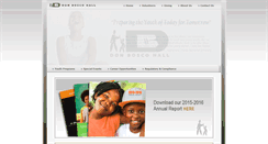 Desktop Screenshot of donboscohall.org